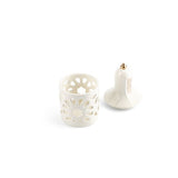 Luxury Noor - Small Lantern Candle Holder - White & Gold