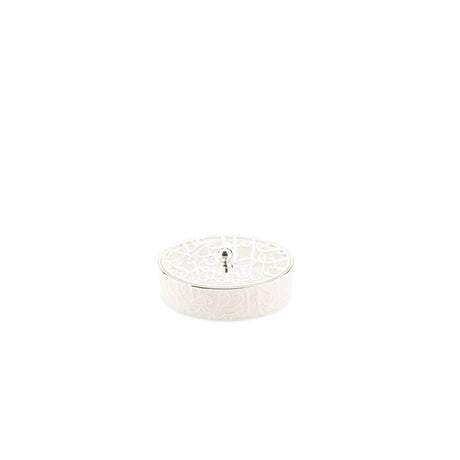 Diwan - Small Decorative Canister - Pearl & Silver