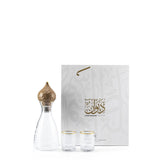 Diwan - Jug with 6 Short Cups - Coffee & Gold