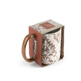 Classy Harir - Single Coffee Mug (350 ml) - Brown & Gold