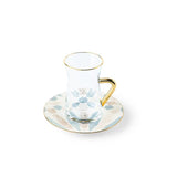 Amal - Tea Set (12-Pc) - Blue & Gold