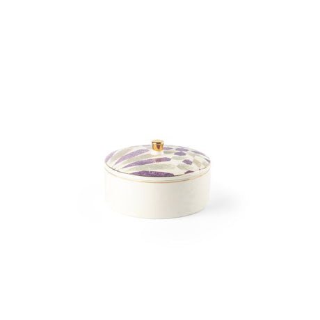 Amal - Small Date bowl - Purple & Gold