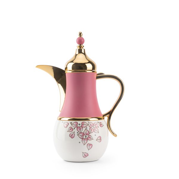 Stylish Lilac - Thermos/Vacuum Flask - Pink & Gold