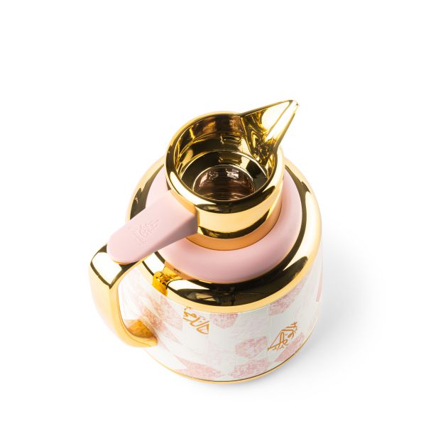Amal - Vacuum Flask - Pink & Gold
