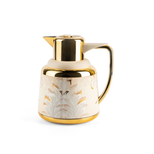 Classy Harir - Thermos/Vacuum Flask - Beige & Gold