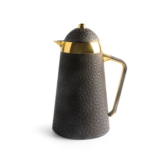 Crown - Vacuum Flask - Black & Gold
