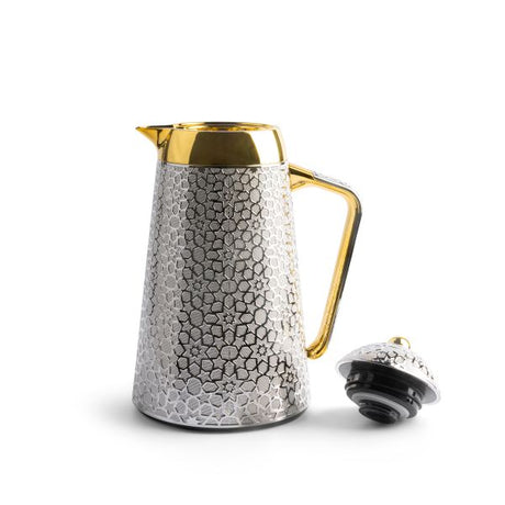 Crown - Vacuum Flask - Silver & Gold