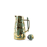 Luxury Diwan - Vacuum Flask  - Olive Green & Gold