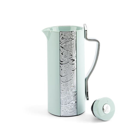Luxury Noor - Vacuum Flask - Blue & Silver