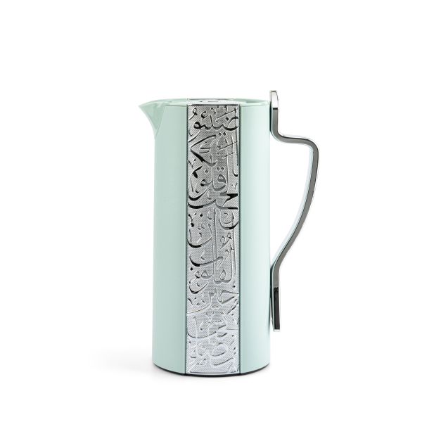 Luxury Noor - Vacuum Flask - Blue & Silver